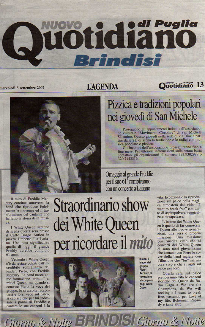 05 Settembre 2007, Quotidiano Brindisi