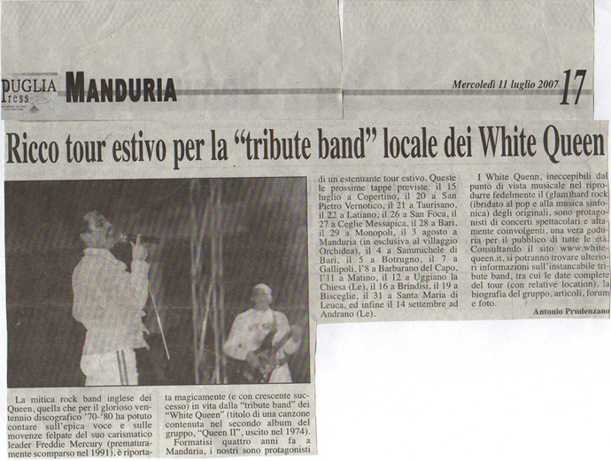 11 Luglio 2007, Antonio Prudenzano - PugliaPress Manduria