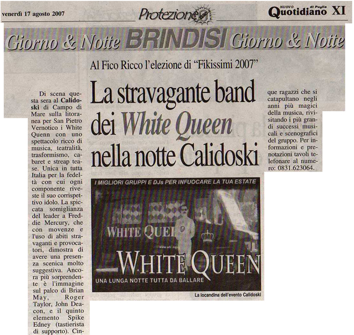 17 Agosto 2007, Quotidiano Brindisi