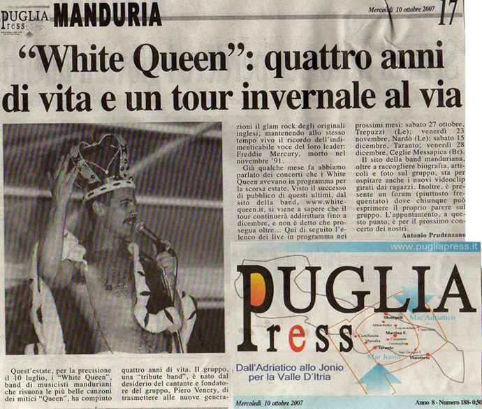 10 ottobre 2007, Antonio Prudenzano - PugliaPress Manduria